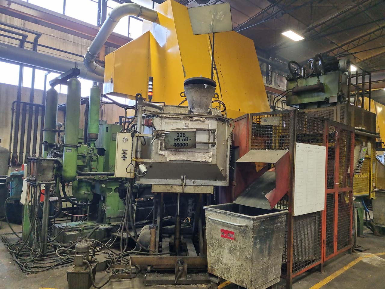 Máquina de fundição sob pressão em câmara fria IDRA OL 700 KK1621, utilizada Máquina de fundição sob pressão em câmara fria IDRA OL 700 KK1621, utilizada