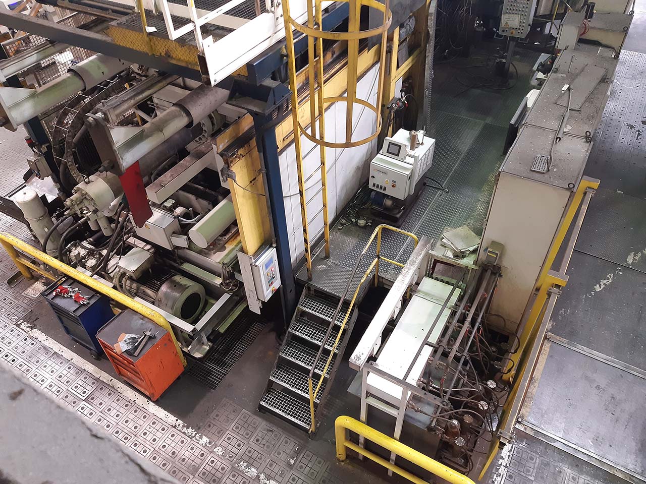 Frech GDK 1600-130 OC máquina de fundição sob pressão em câmara fria KK1637, utilizada Frech GDK 1600-130 OC máquina de fundição sob pressão em câmara fria KK1637, utilizada