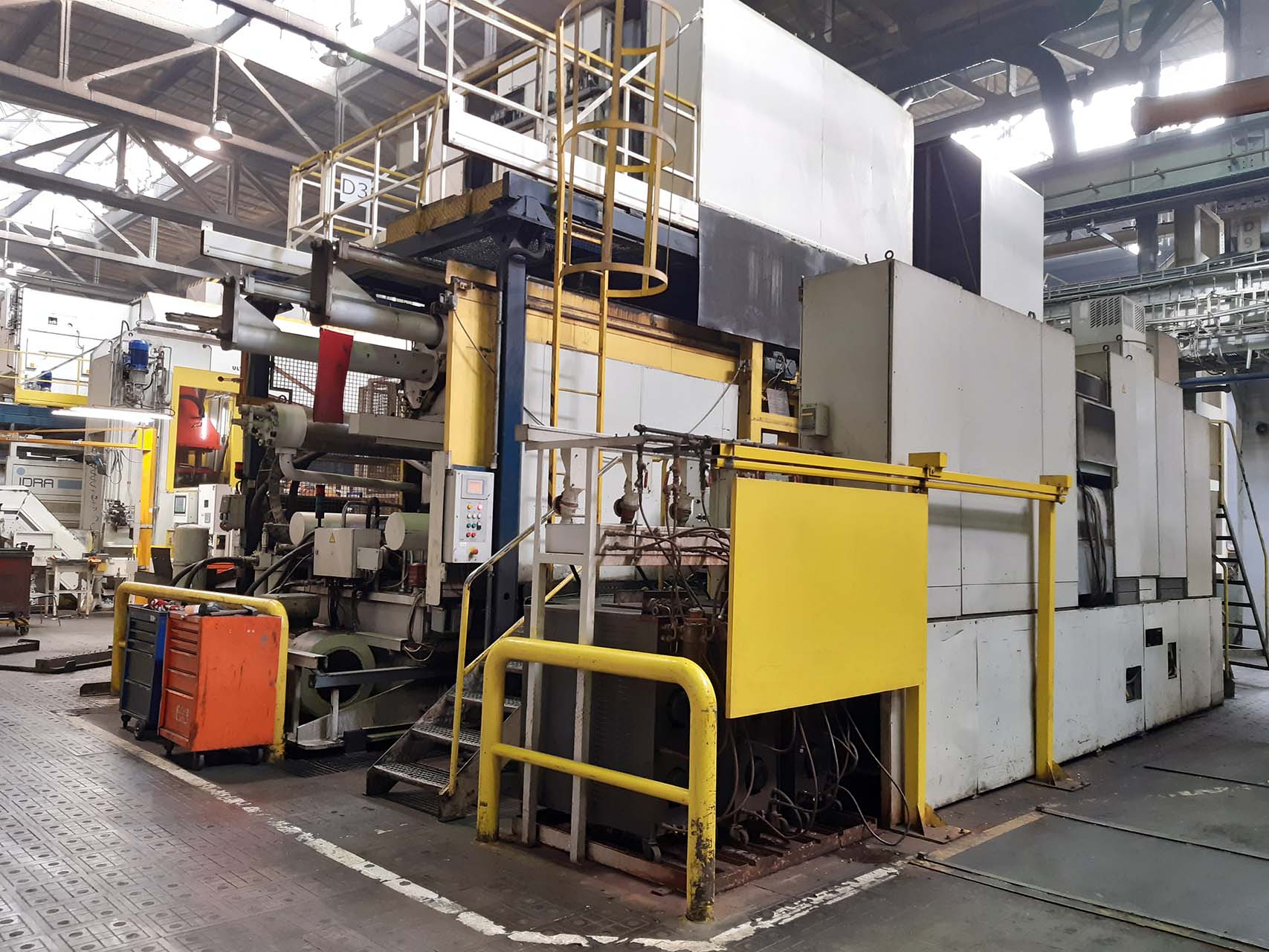 Frech GDK 1600-130 OC máquina de fundição sob pressão em câmara fria KK1637, utilizada Frech GDK 1600-130 OC máquina de fundição sob pressão em câmara fria KK1637, utilizada