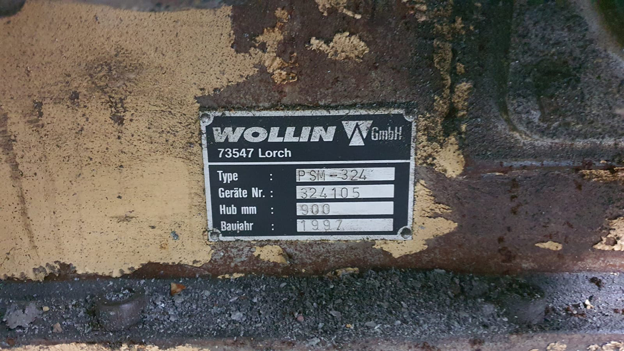 Máquina de pulverização Wollin PSM 324 FS1751, utilizada