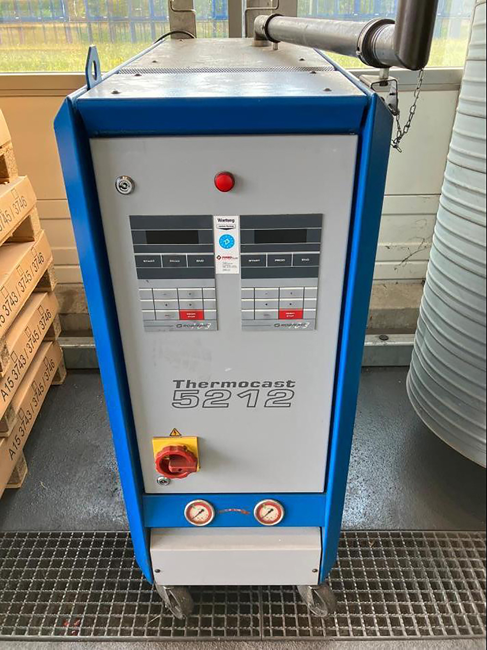 Robamat Thermocast 5212 unidade de controlo da temperatura do óleo ZU2258, usado