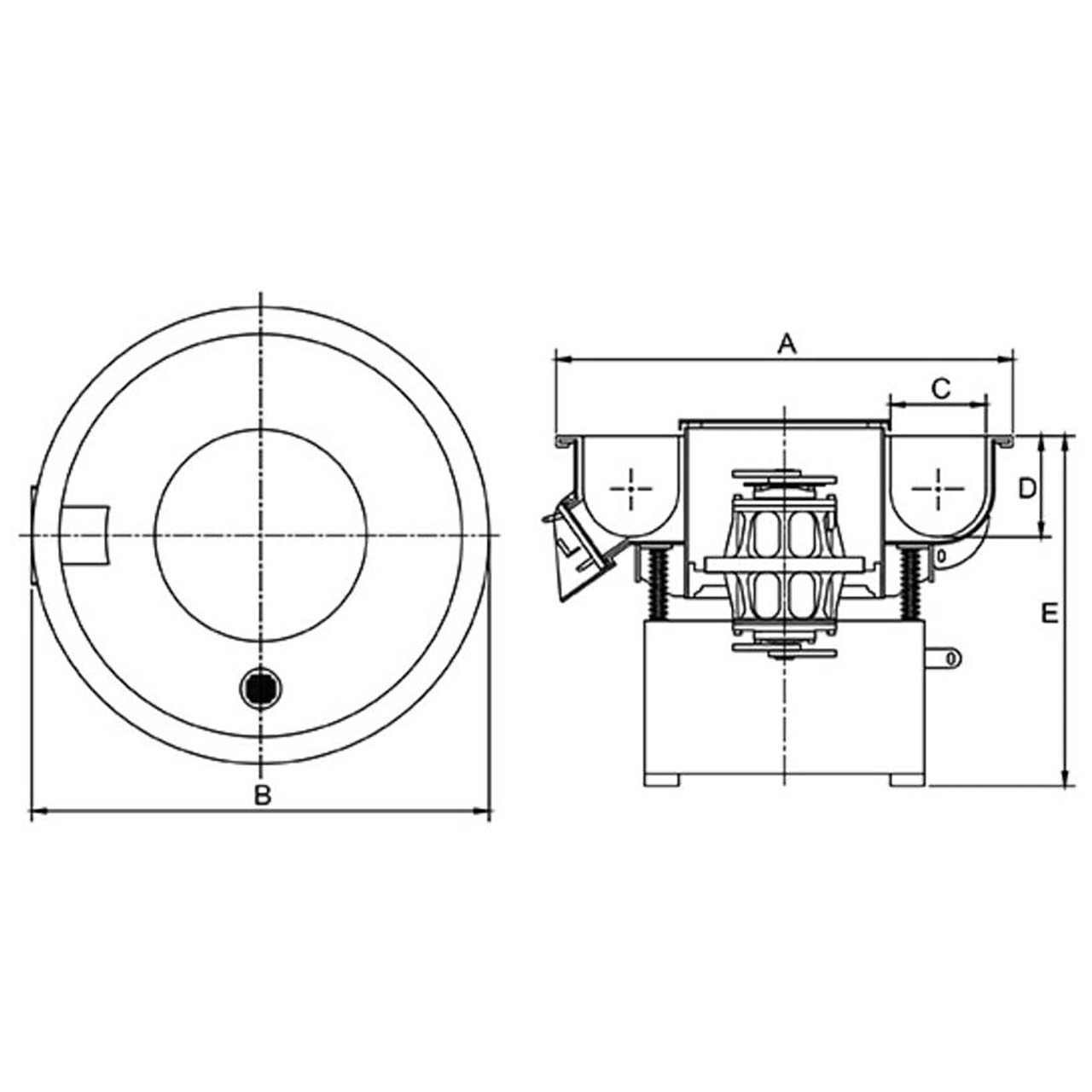 Walter Trowal S7 1 máquina de acabamento vibratório rotativo GA2229, utilizada