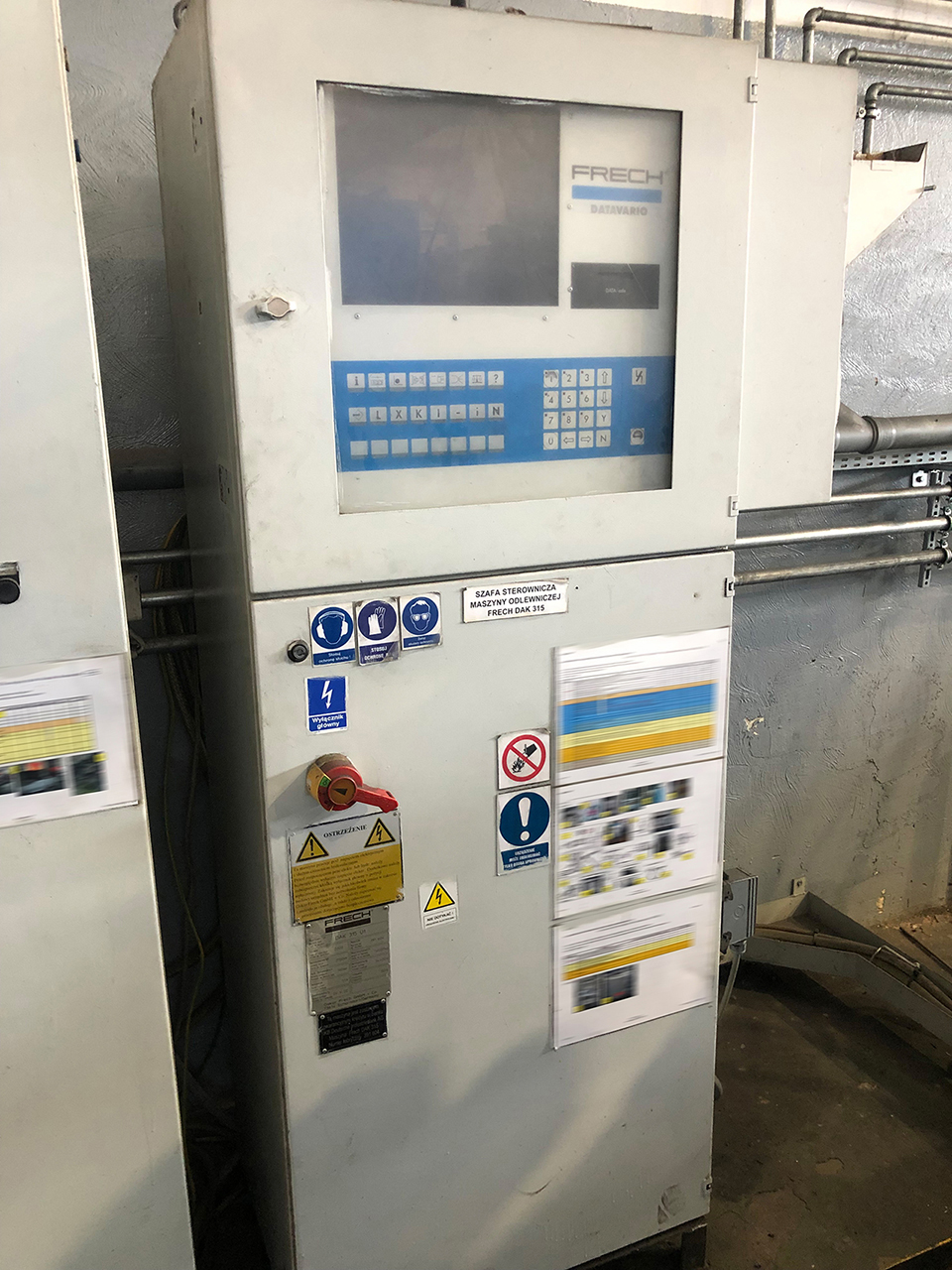 Frech DAK 315 S máquina de fundição sob pressão em câmara fria KK1509, utilizada