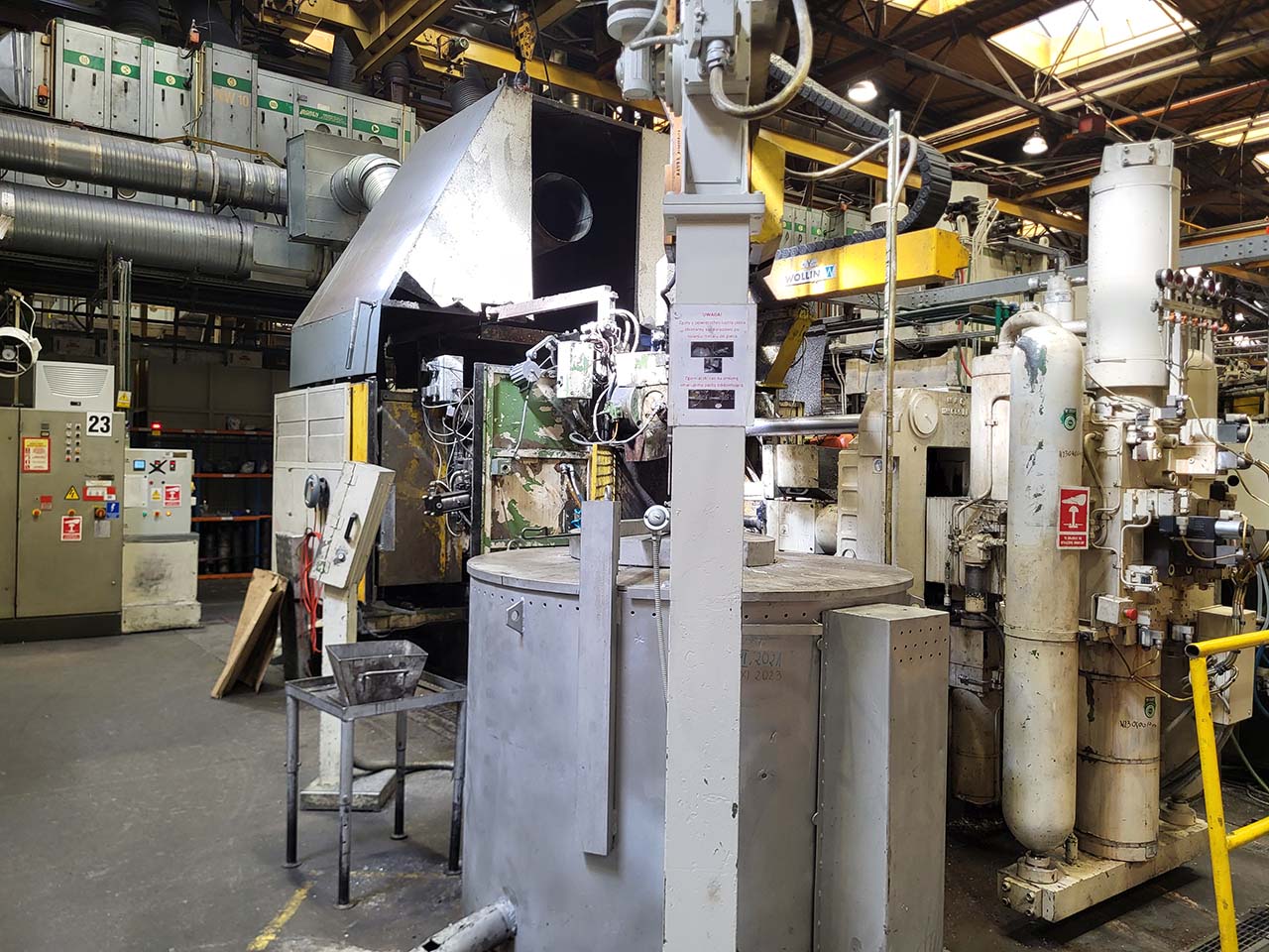 Italpresse IP 550 SC máquina de fundição injetada com câmara fria KK1683, usada