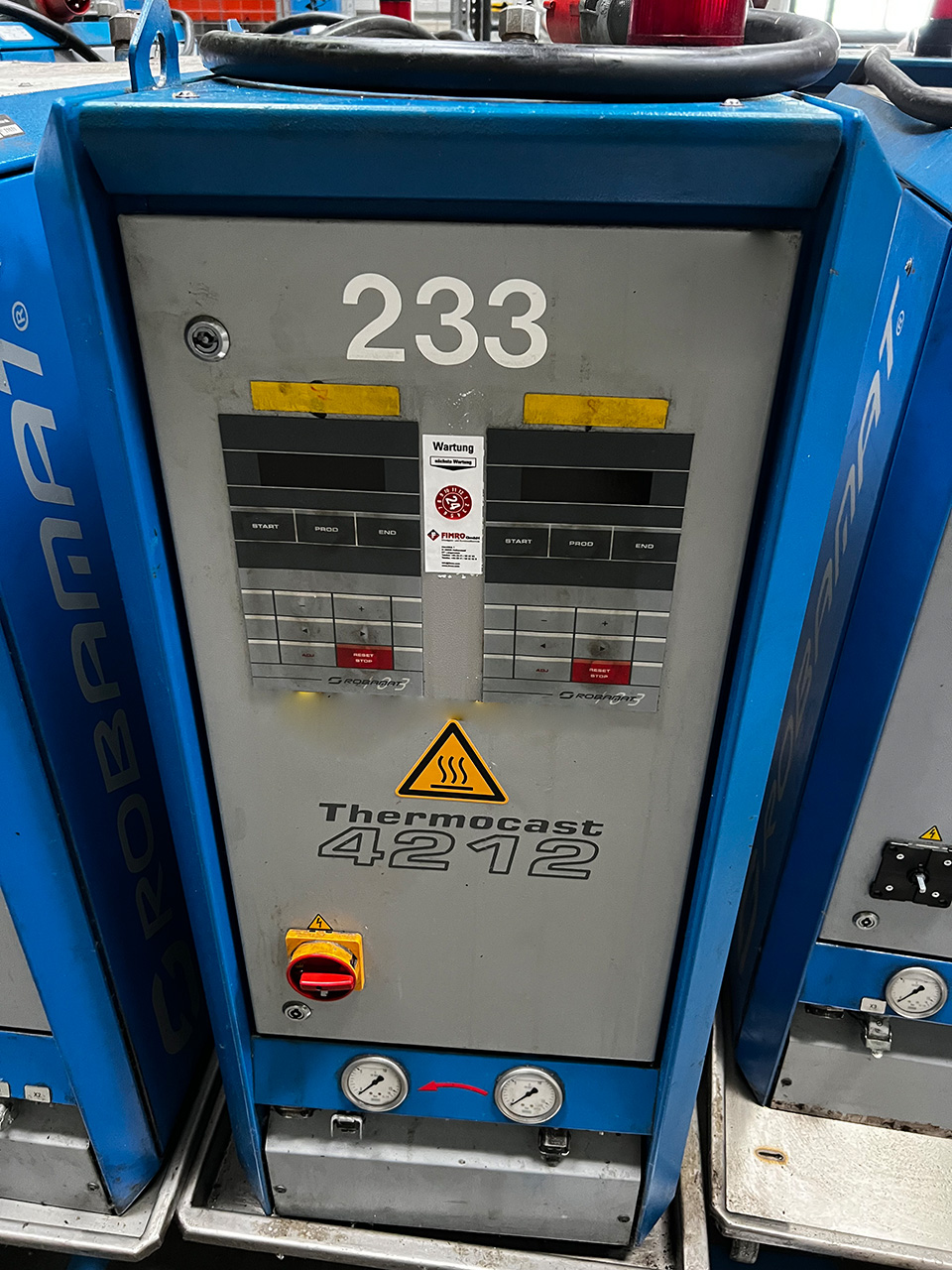 Robamat Thermocast 4212 unidade de controlo da temperatura do óleo ZU2254, usado