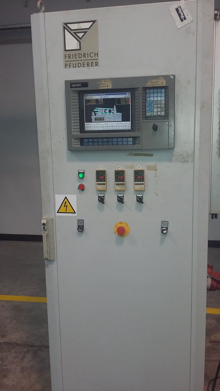 Friedrich + Pfuderer DMZ 80 máquina de fundição sob pressão de câmara quente WK1396, utilizada