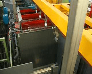 Metalchimica Impianti Impianti Electroplating sistema de estantes verticais, usado IA2514