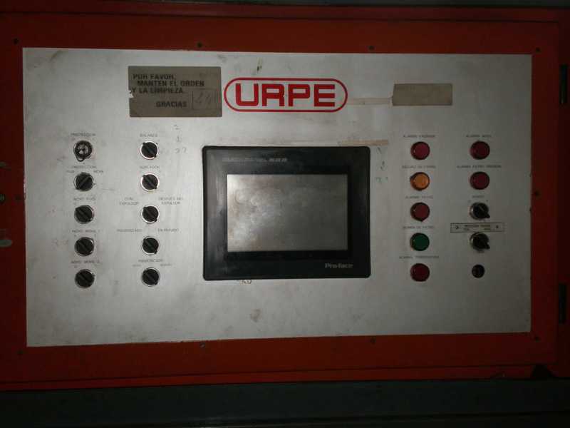 Máquina de fundição em câmara quente Urpe CC 125, utilizada