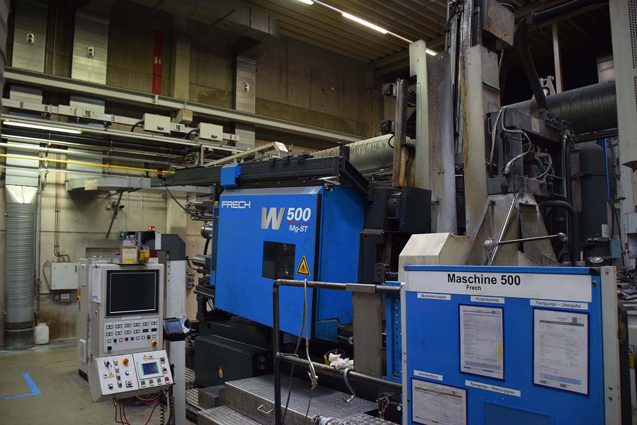 Frech W500 máquina de fundição injetada com câmara quente WK1475, usada