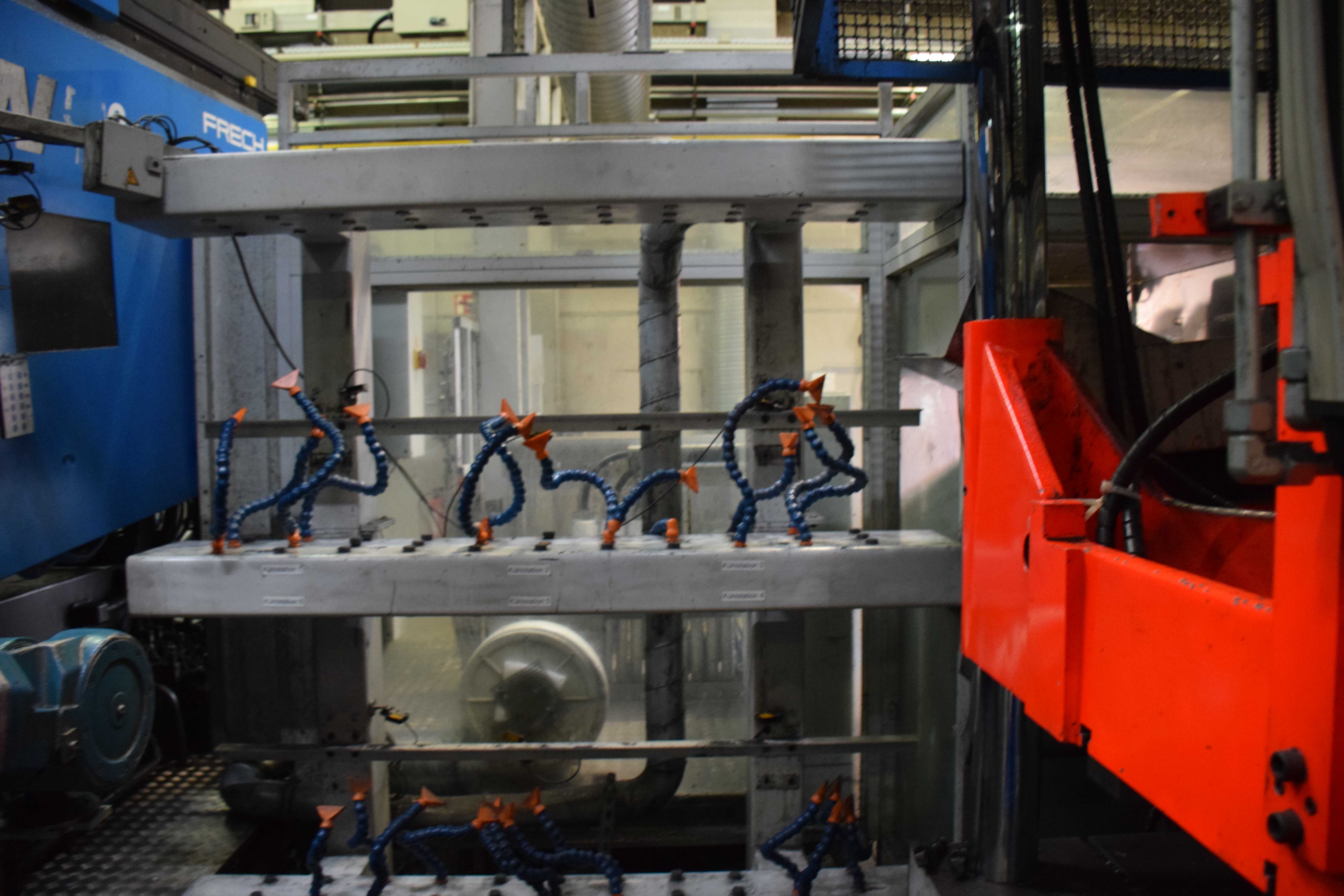 Frech W500 máquina de fundição injetada com câmara quente WK1475, usada