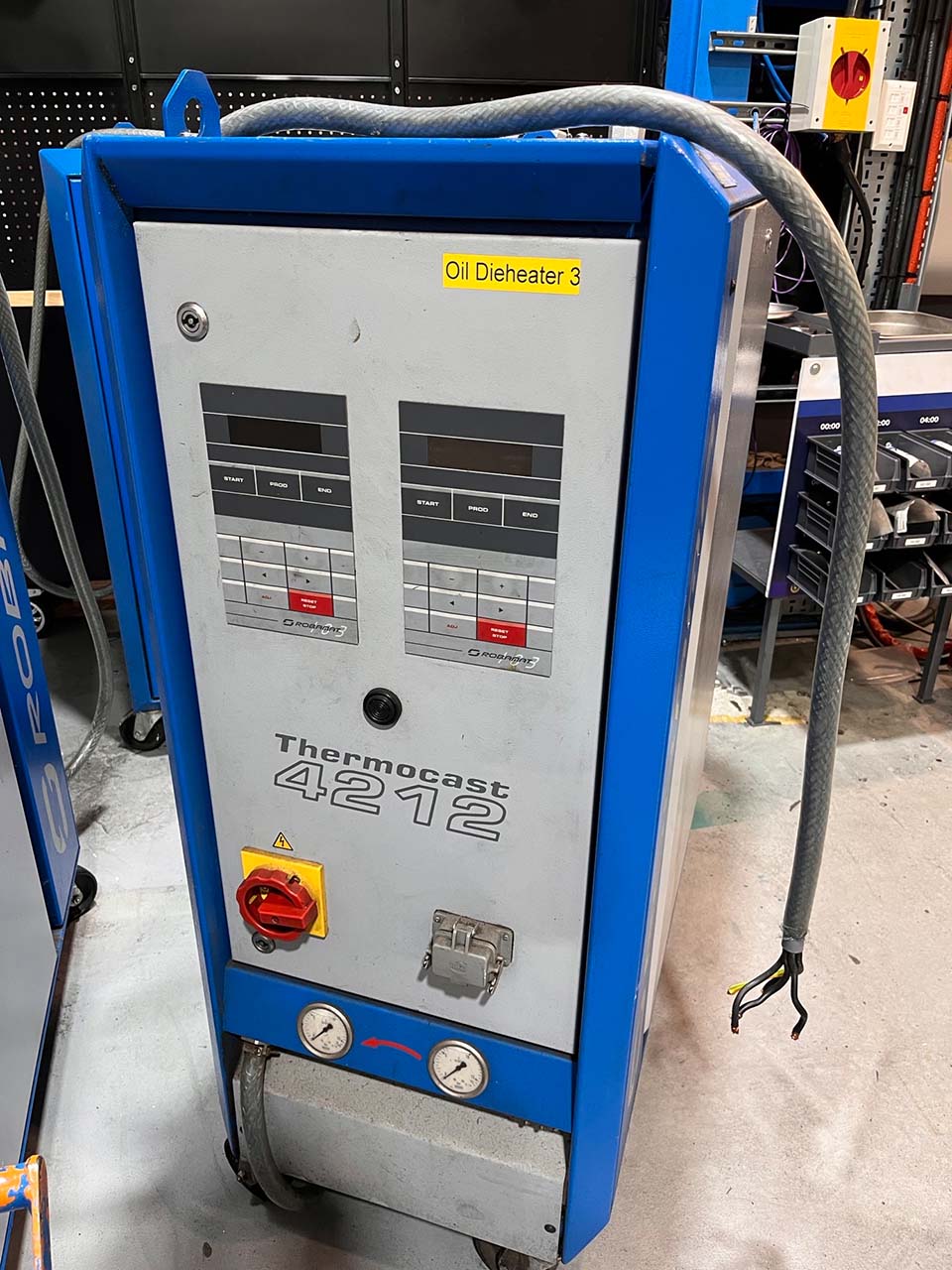 Robamat Thermocast 4212 unidade de controlo da temperatura do óleo ZU2250, usado