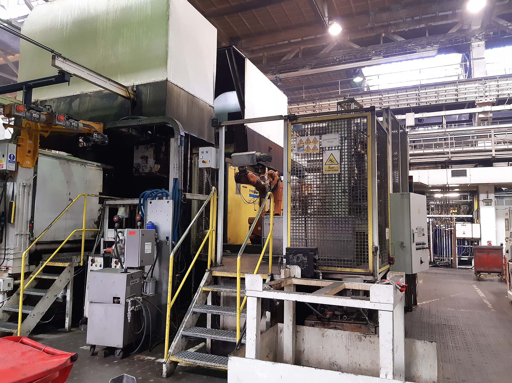 Frech GDK 1600-130 OC máquina de fundição sob pressão em câmara fria KK1637, utilizada Frech GDK 1600-130 OC máquina de fundição sob pressão em câmara fria KK1637, utilizada