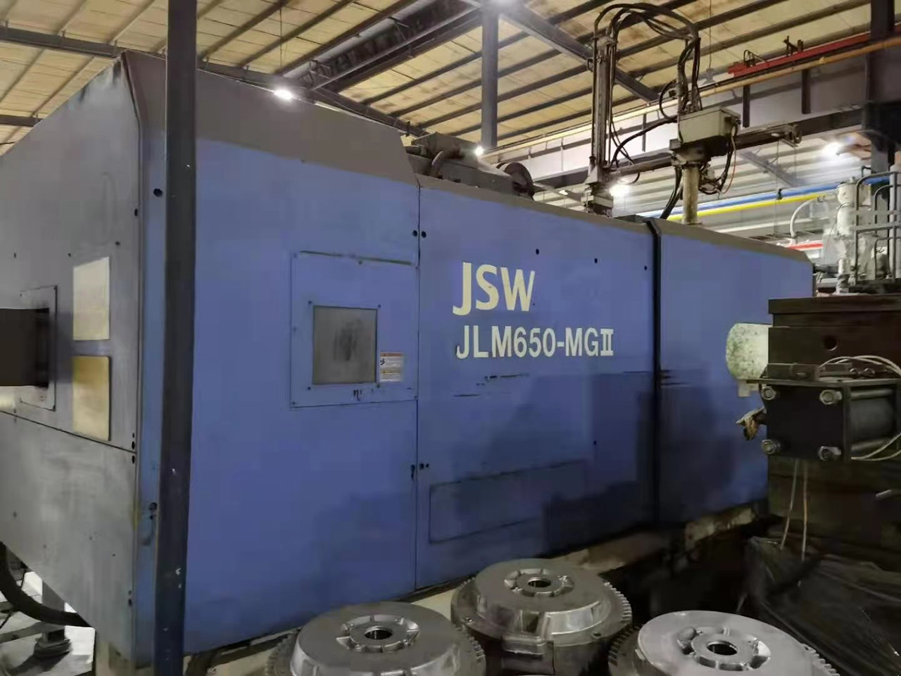 JSW JLM 650-MGII Máquina tixomoldadora de magnésio WK1452, utilizada